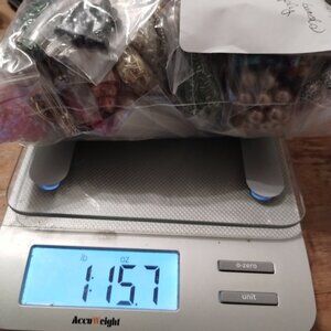 Lot #k-02 1.15 pounds mixed beads jewelry making supplies